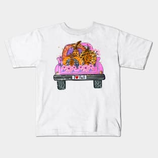 Halloween Truck Kids T-Shirt